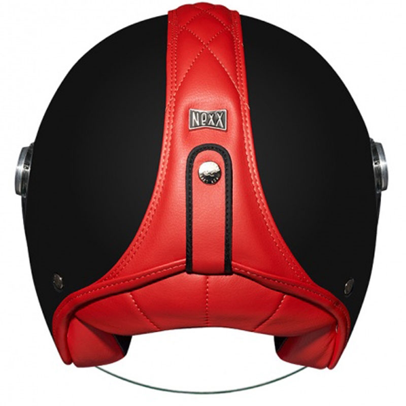 Casco abierto Nexx X.G30 Cult SV negro-rojo liquidación
