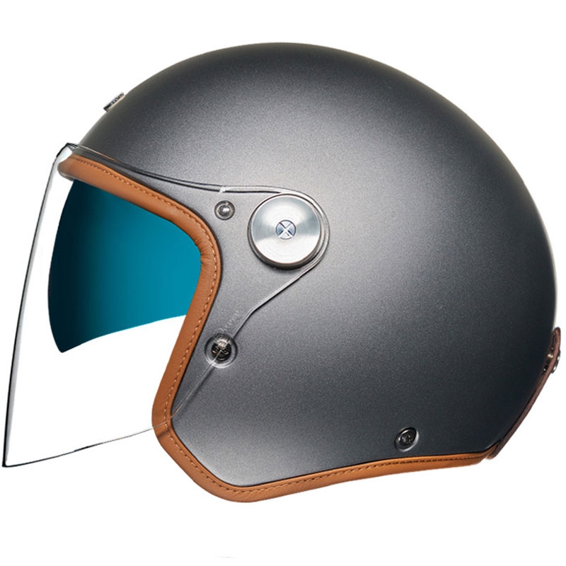 Casco de moto abierto Nexx X.G30 Clubhouse SV gris oscuro liquidación