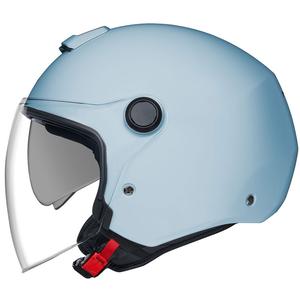 Casco de moto abierto NEXX Y.10 Azul pastel liso