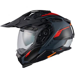 Casco de enduro Nexx X.WED3 Keyo gris-rojo