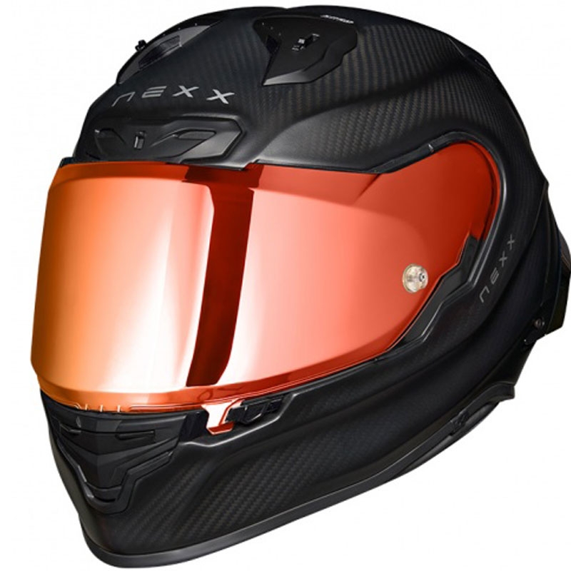 Casco integral de moto Nexx X.R3R Zero PRO 2 Carbon MT, color rojo mate liquidación