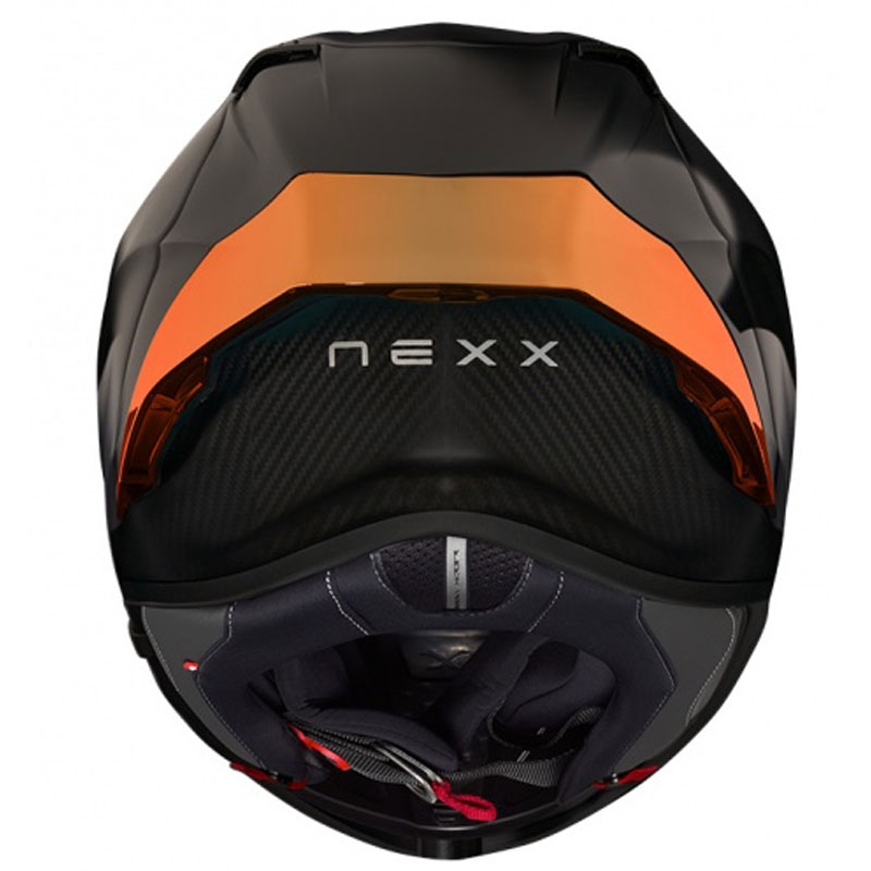 Casco integral de moto Nexx X.R3R Zero PRO 2 Carbon MT, color rojo mate liquidación