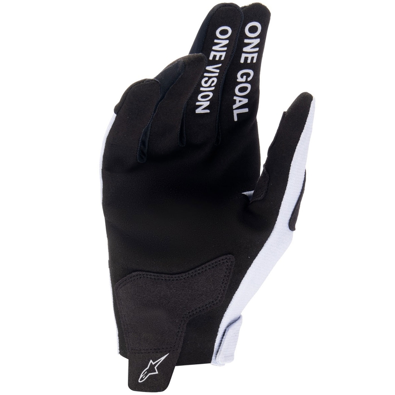 Guantes de motocross Alpinestars Radar para niños, gris claro y negro