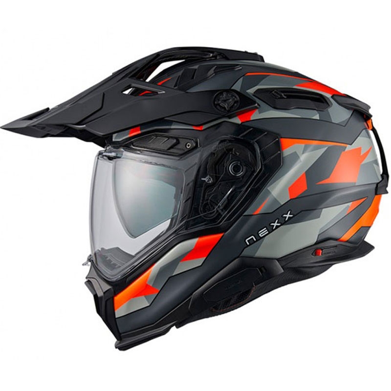 Casco enduro Nexx X.WED3 Trailmania naranja-gris liquidación