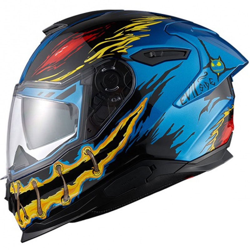 Casco integral de moto Nexx Y.100R Night Rider azul liquidación