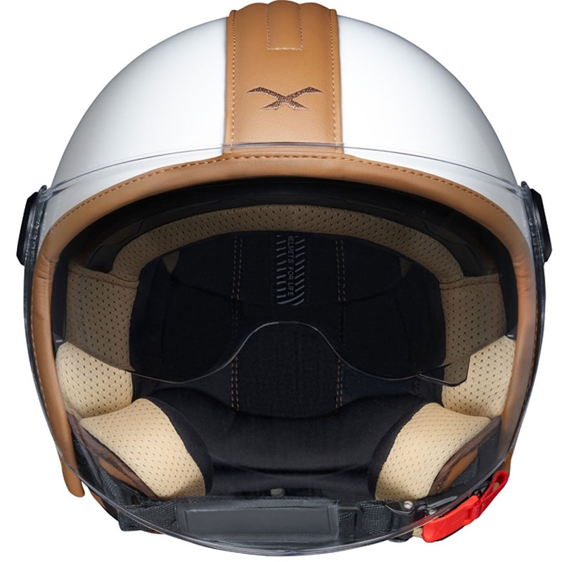 Casco de moto abierto NEXX Y.10 Midtown blanco