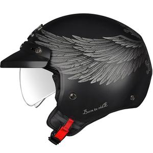 Casco de moto abierto NEXX Y.10 EAGLE RIDER negro-gris liquidación