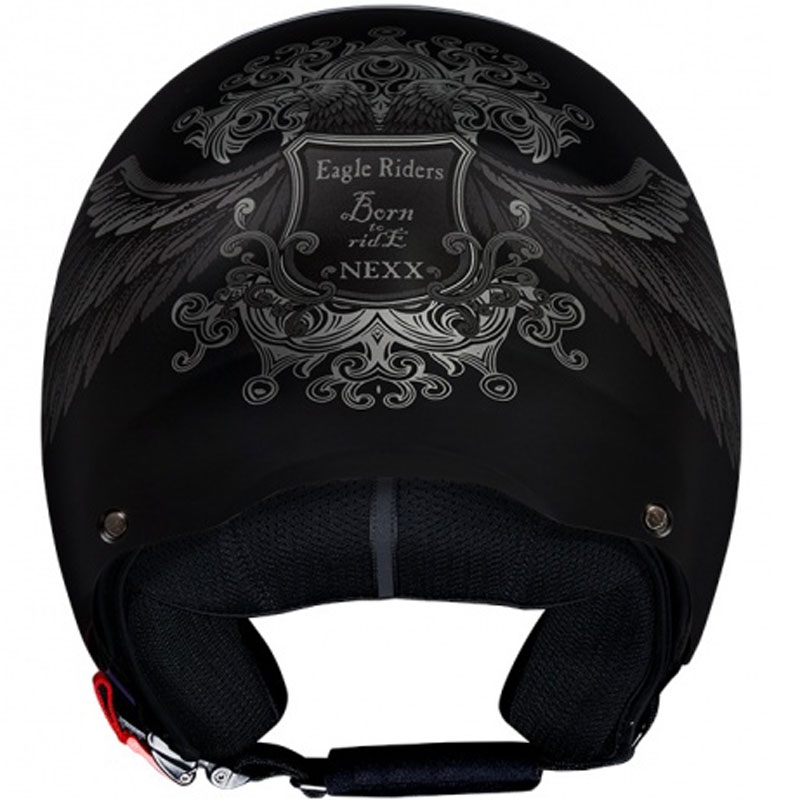 Casco de moto abierto NEXX Y.10 EAGLE RIDER negro-gris liquidación