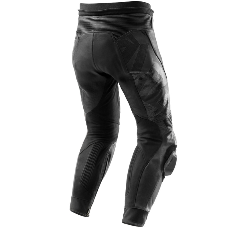 Pantalones de moto de cuero Rebelhorn Inferno negros