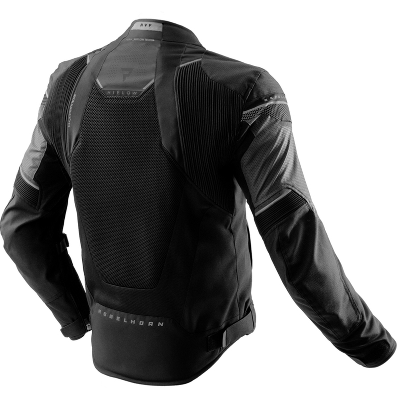 Chaqueta de moto Rebelhorn Hiflow V negra
