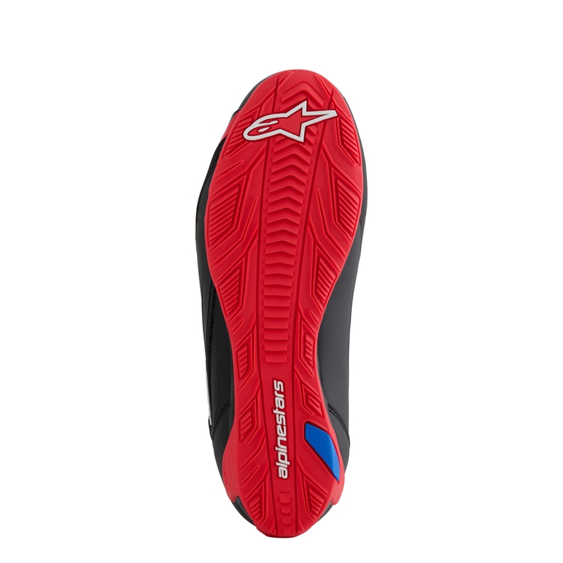 Botas de moto Alpinestars Faster-4 colección HONDA negras y rojas
