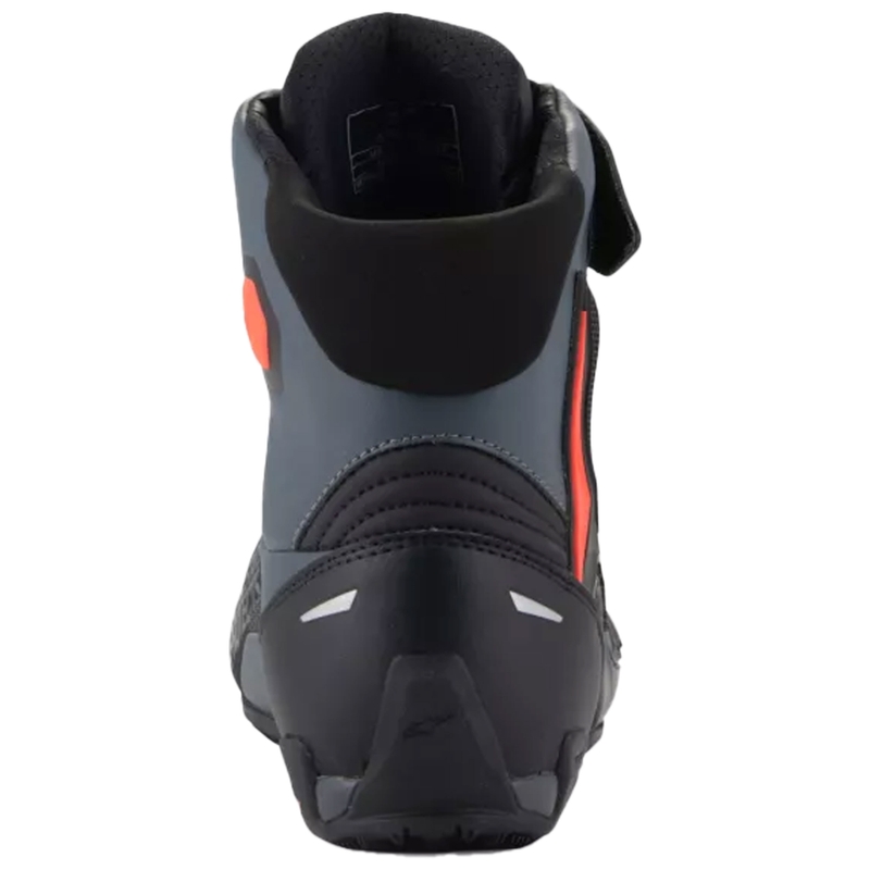 Botas de moto Alpinestars Faster-4 negro-gris-rojo fluorescente