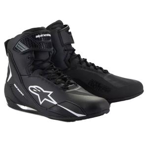 Botas de moto Alpinestars Faster-4 negro-blanco