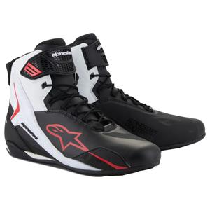 Botas de moto Alpinestars Faster-4 negro-blanco-rojo