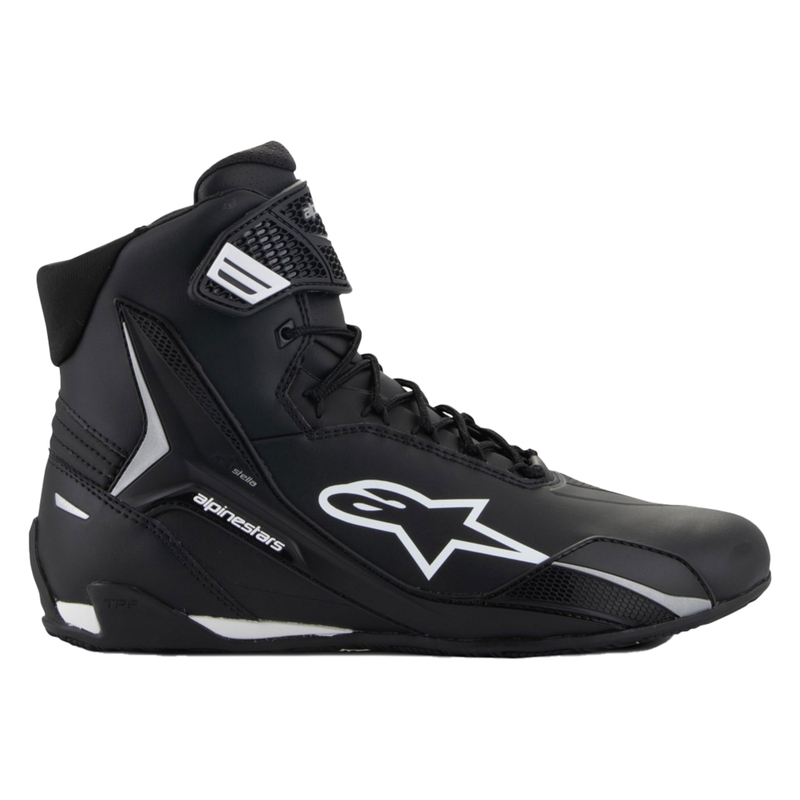 Botas de moto Alpinestars Stella Faster-4 para mujer, color negro