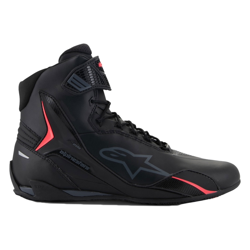 Botas de moto para mujer Alpinestars Stella Faster-4 en negro y rosa