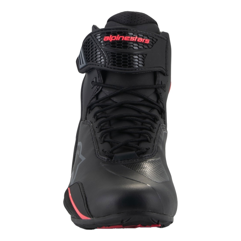 Botas de moto para mujer Alpinestars Stella Faster-4 en negro y rosa