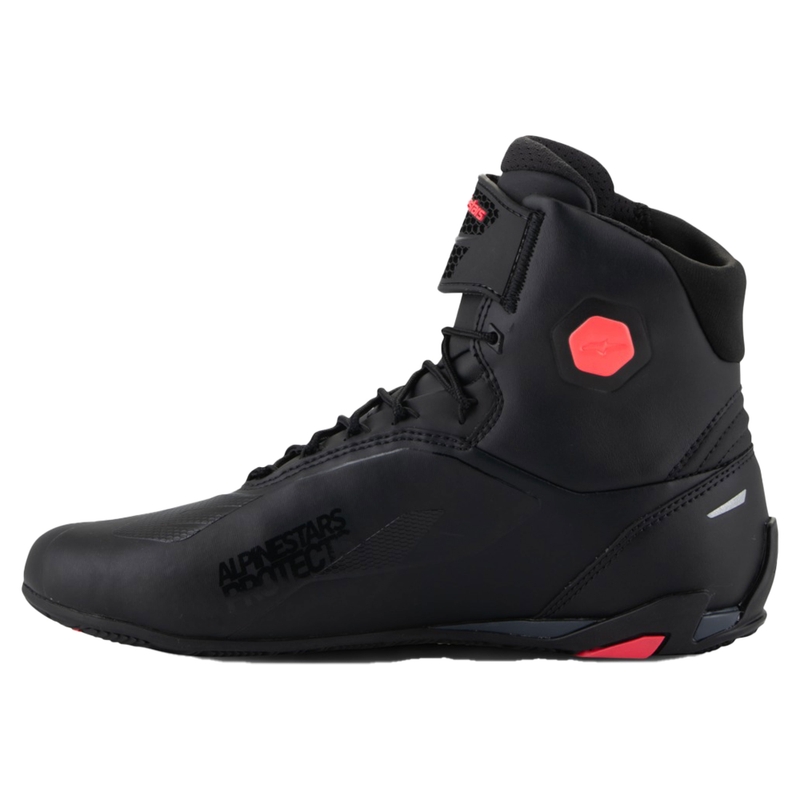 Botas de moto para mujer Alpinestars Stella Faster-4 en negro y rosa
