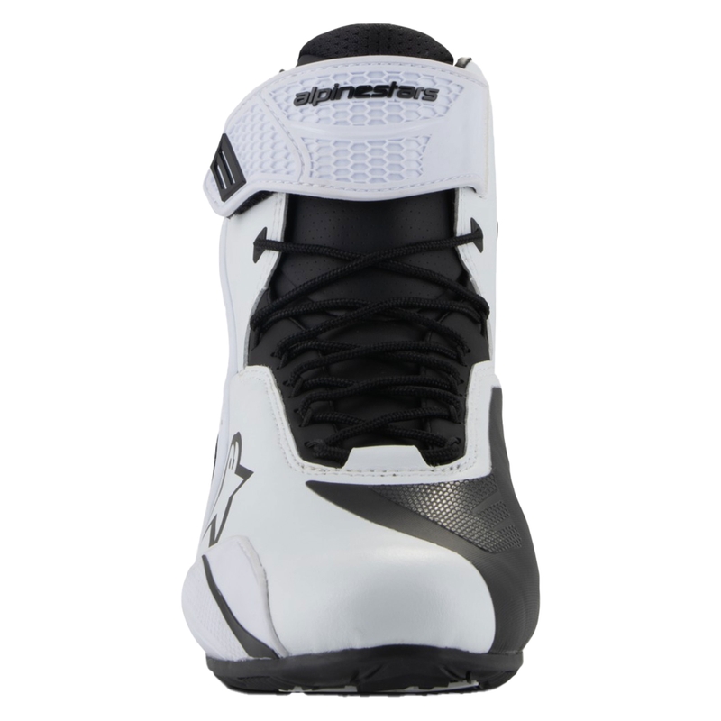 Botas de moto para mujer Alpinestars Stella Faster-4 blanco-negro
