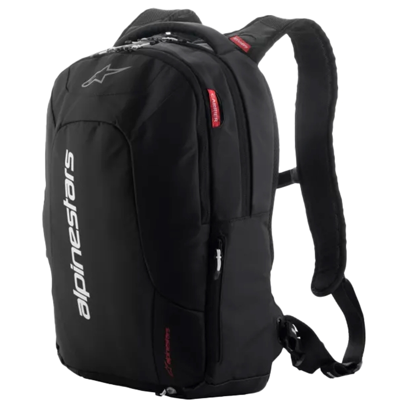 Mochila Alpinestars City Hunter V2 en blanco y negro