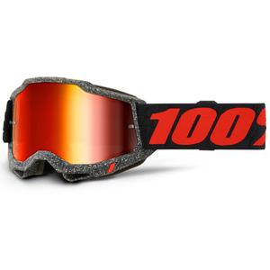 Gafas de motocross para niños 100% - USA ACCURI 2 Huaraki rojo plexi