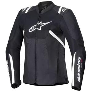 Chaqueta de moto para mujer Alpinestars Stella T-SPS Air V2 en blanco y negro