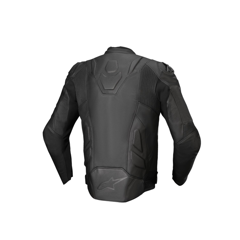 Chaqueta de moto de cuero Alpinestars Dusk negra
