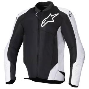 Chaqueta de moto Alpinestars Viper Air V4 en blanco y negro