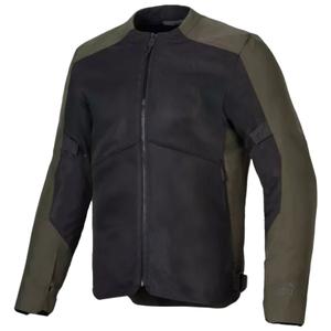 Chaqueta de moto Alpinestars C-1 Air negra y caqui