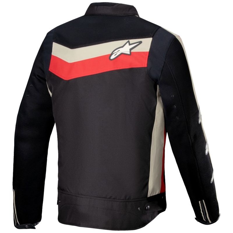 Chaqueta de moto Alpinestars T-Dyno Air en negro, rojo y beige