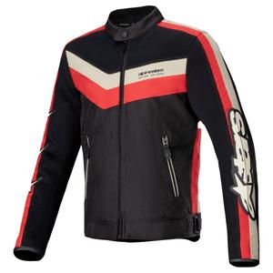 Chaqueta de moto Alpinestars T-Dyno Air en negro, rojo y beige