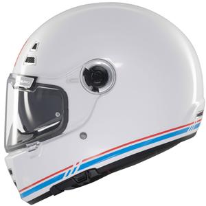 Casco integral de moto MT Jarama SV blanco brillante
