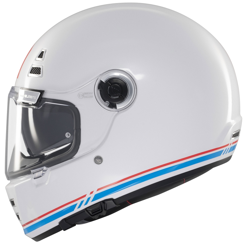 Casco integral de moto MT Jarama SV blanco brillante
