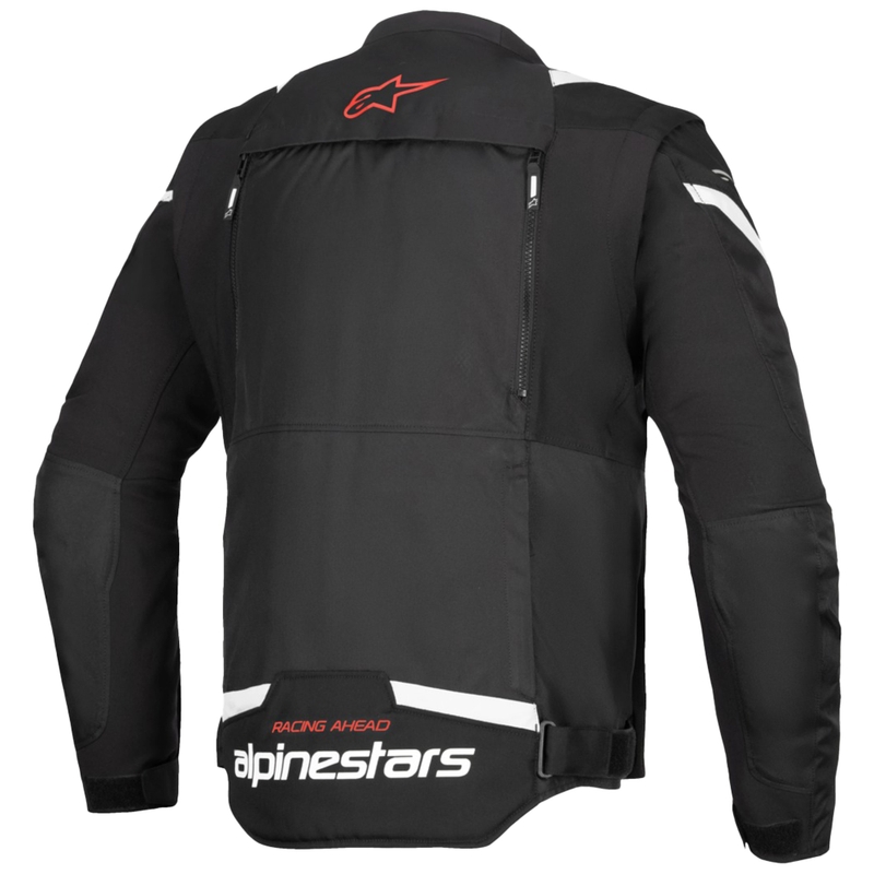 Chaqueta de moto Alpinestars T-Stunt Air negra y blanca