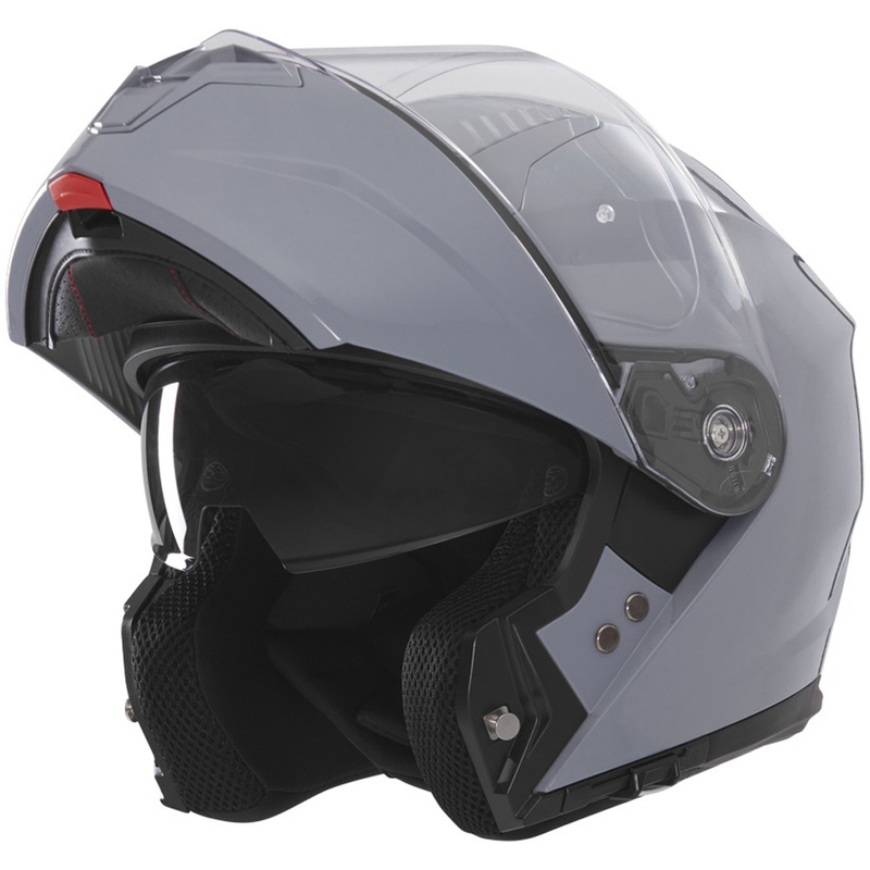 Casco de moto abatible NOX N968 gris