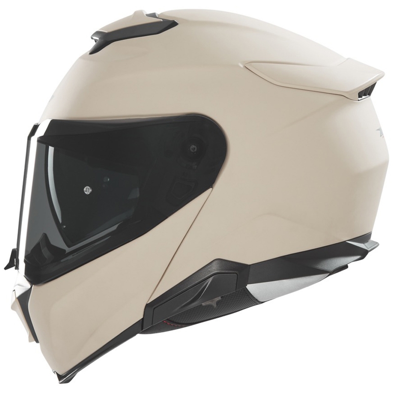 Casco de moto abatible NOX N967 arena mate