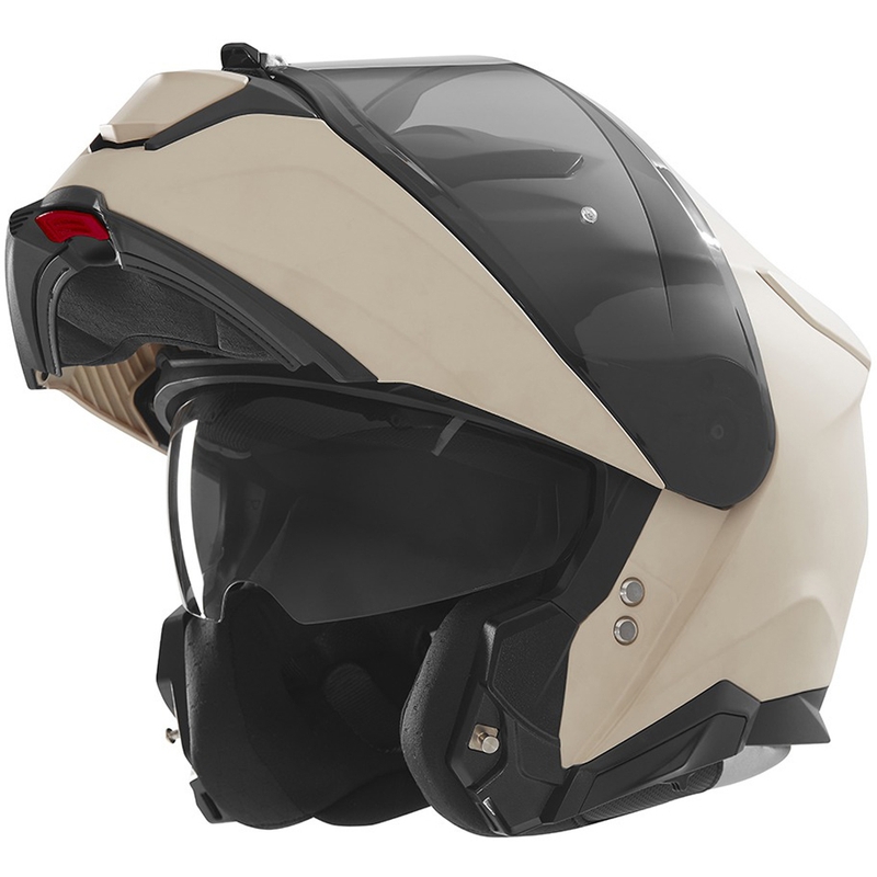 Casco de moto abatible NOX N967 arena mate