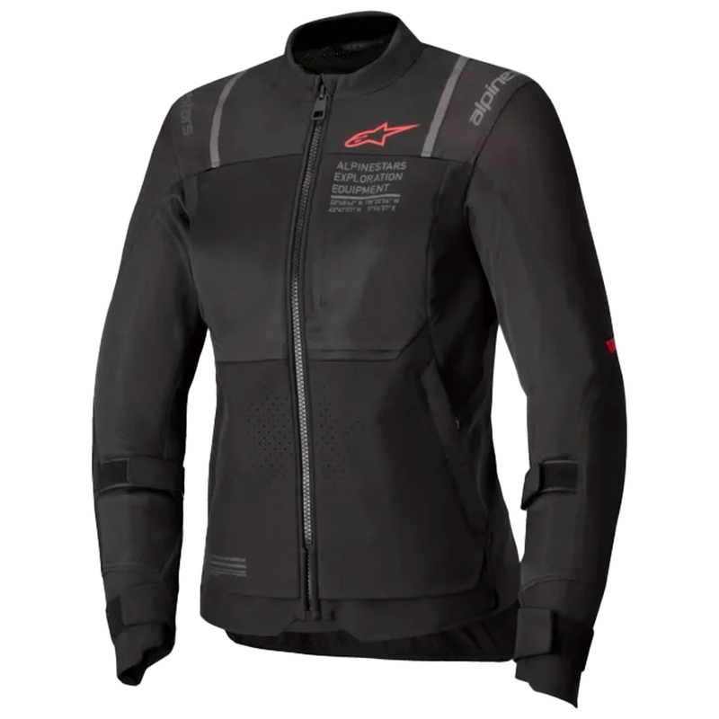 Chaqueta de moto Alpinestars Stella ST-2 Air para mujer, color negro