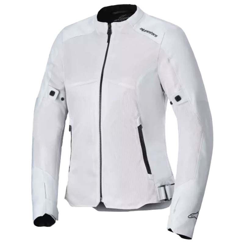 Chaqueta de moto para mujer Alpinestars Stella C-1 Air en gris plateado