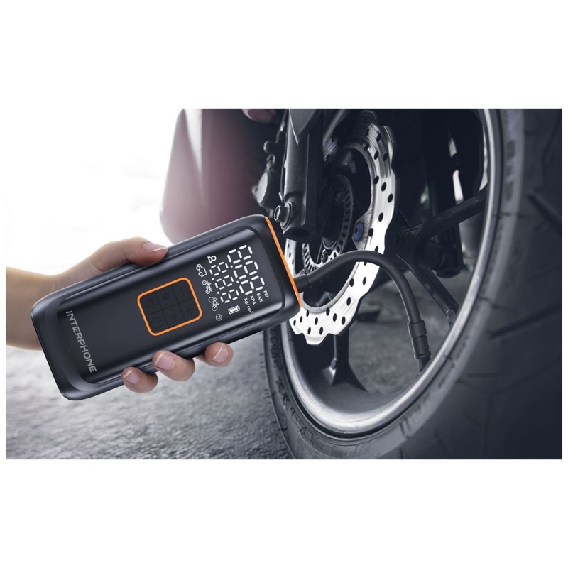 Compresor de batería inteligente Interphone negro