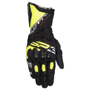 Guantes de moto Alpinestars SP-3 negro-amarillo fluorescente-blanco