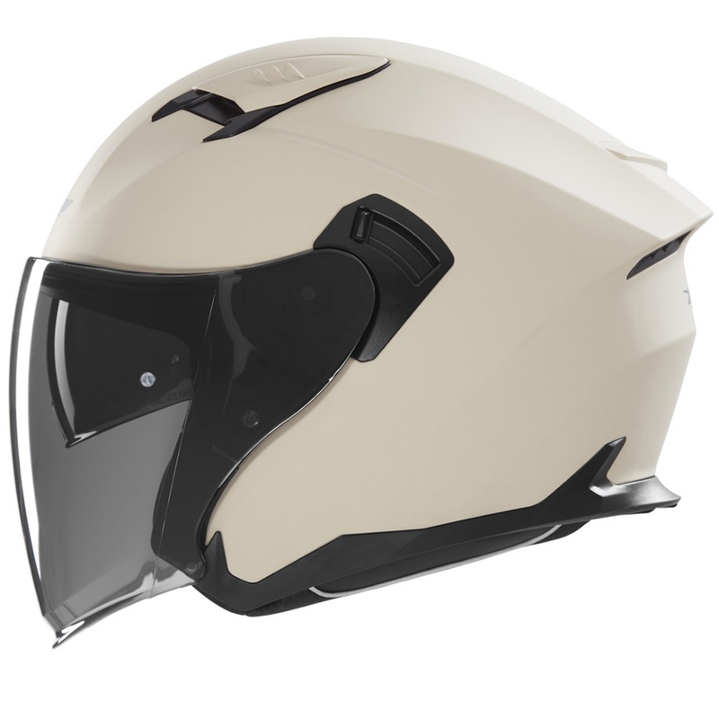 Casco de moto abierto NOX N130 arena mate