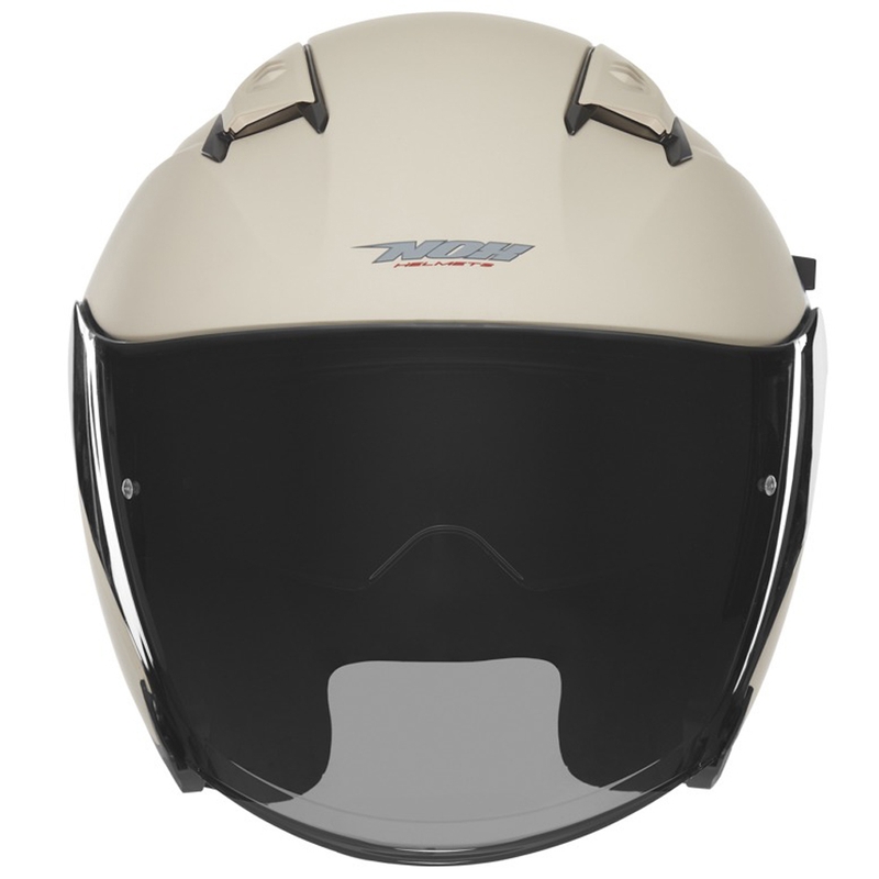 Casco de moto abierto NOX N130 arena mate