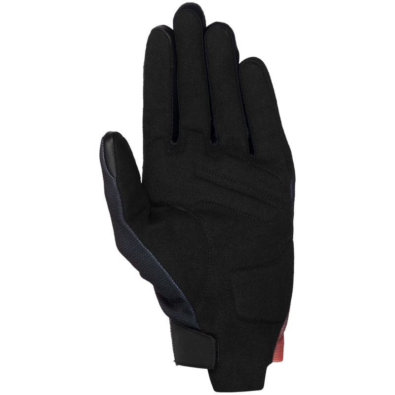 Guantes de moto Alpinestars Reef V2 negro-rojo fluorescente-blanco
