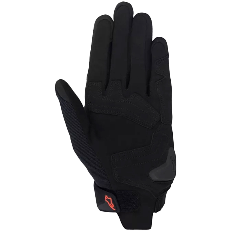 Guantes de moto Alpinestars Stella SP X 1 para mujer, color negro y rojo fluorescente