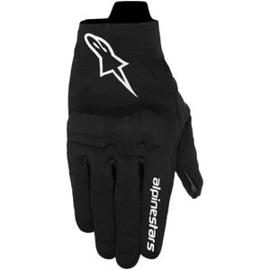 Guantes de moto Alpinestars Reef V2 para mujer, color negro y blanco