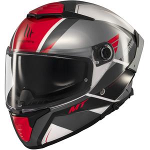 Casco integral de moto MT Thunder 4 SV Freeway negro-gris-rojo