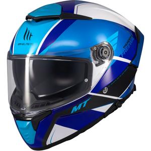 Casco integral de moto MT Thunder 4 SV Freeway azul-gris-negro