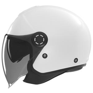 Casco de moto abierto NOX N182 blanco