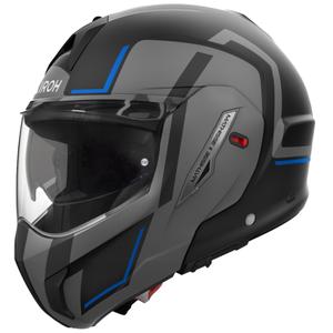 Casco de moto abatible Airoh Mathisse 2 Genius azul mate